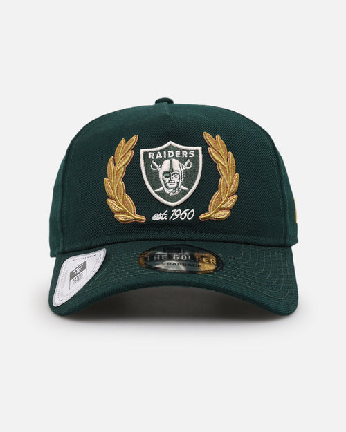 New Era Las Vegas Raiders 'Heritage Golf' Pre-Curved Golfer Snapback Cilantro Green
