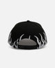 New Era Texas Rangers 'Metallic Flames' 9FORTY A-Frame Snapback Black/Silver
