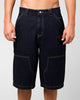 Ed Hardy Dragon Jorts Indigo