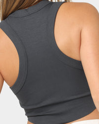 Joah Brown Women's Body Rib Tank Top Vintage Navy