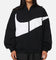 Nike Women's Sportswear Logo Oversized Track Jacket Black/Black/White