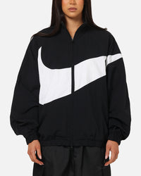Nike Women's Sportswear Logo Oversized Track Jacket Black/Black/White