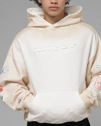 Loiter Hand Drawn Hoodie Off White
