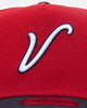 New Era Veracruz Aguilas "Liga Mexicana De Beisbol" 9FORTY Snapback Red/Navy