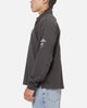 Mitchell & Ness All Blacks Rugby Long Sleeve Polo Shirt Washed Black
