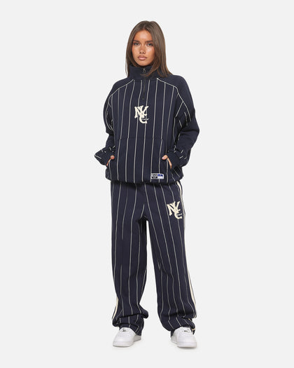 Carre New York City Series Quarter Zip Crewneck Navy