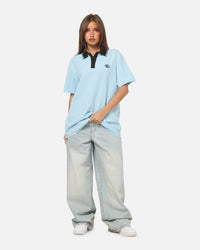 Bleacher Athletic Cronulla-Sutherland Sharks NRL Adult Golf Polo T-Shirt Light Blue