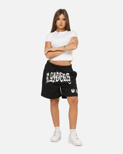 Mitchell & Ness Las Vegas Raiders Arch Script Shorts Black/White