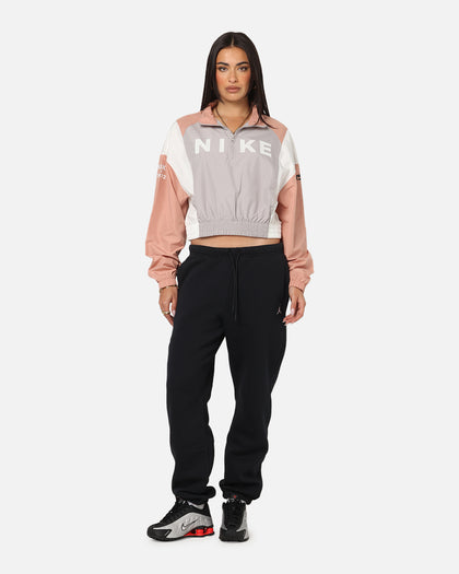 Nike Women's Sportswear Classic Woven Lightweight 1/4-Zip Jacket College Grey/Rose Gold/Sail