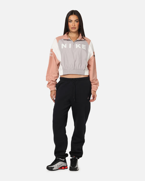 Nike Women's Sportswear Classic Woven Lightweight 1/4-Zip Jacket College Grey/Rose Gold/Sail