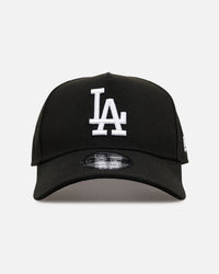 New Era Los Angeles Dodgers 'Easy Black And White' 9FORTY A-Frame Snapback Black/White