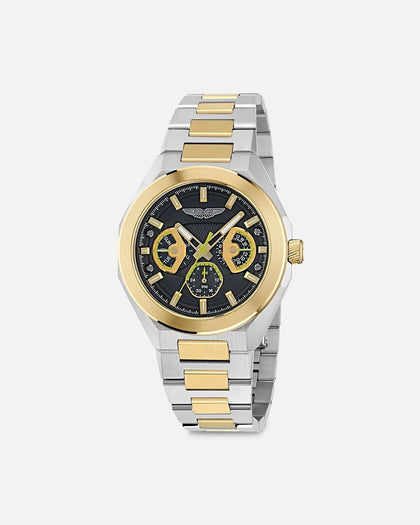Aston Martin TKS Two Tone Bracelet Watch Black