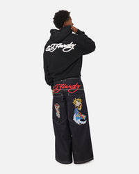 Ed Hardy UV Active Zip Hoodie Black/Multi