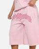 Ed Hardy Double Dragon Applique Shorts Pink