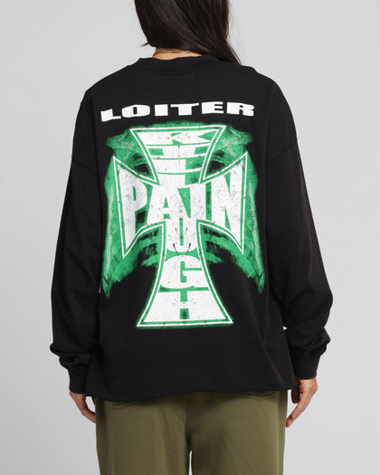Loiter Liberty Long Sleeve T-Shirt Vintage Black