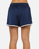 Adidas Women's Adicolor 3-Stripes Sprinter Shorts Indigo/White