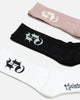 Saint Morta Scripted Crew Socks 3 Pack Multi