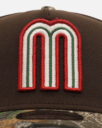New Era Mexico National Baseball Team 'Great Outdoors' 9FORTY A-Frame Snapback Brown/Camo