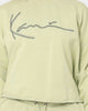Karl Kani Women's Signature Washed Crewneck Dusty Green