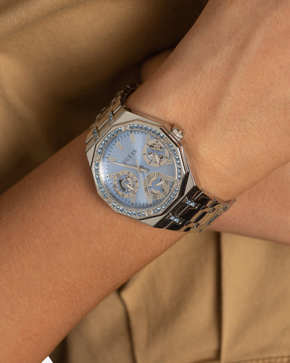 Guess Mainline Quinn Watch Silver