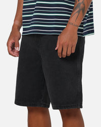 Carre Solace Baggy Jorts Washed Black