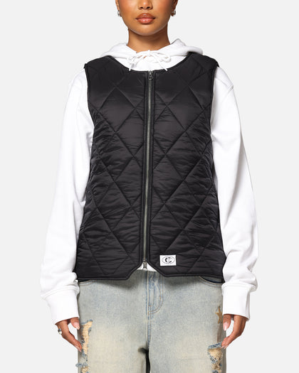 Carre Quilted Vest Black