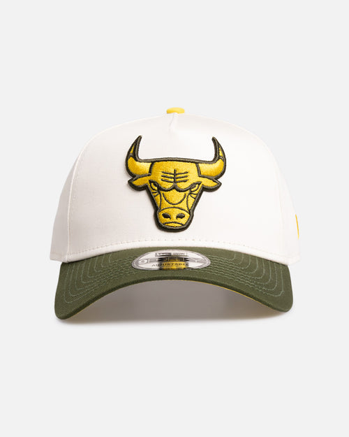 New Era Chicago Bulls 'Chrome Rig' 9FORTY A-Frame Snapback White/Yellow