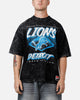 New Era Detroit Lions Boxy Essentials T-Shirt Washed Black