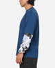 Carre Static Layered Long Sleeve T-Shirt Blue