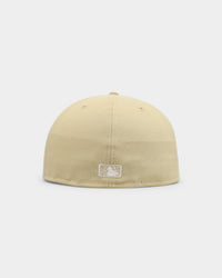 New Era Los Angeles Dodgers 'Raffia Front' 59FIFTY Fitted Vegas Gold
