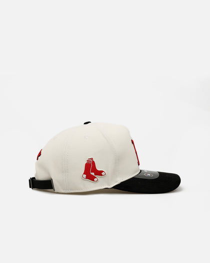 Pro Standard Boston Red Sox 'Signature Suede' Pro Pinch Strapback Off White/Black
