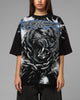 Loiter Airbrush Panther T-Shirt Black