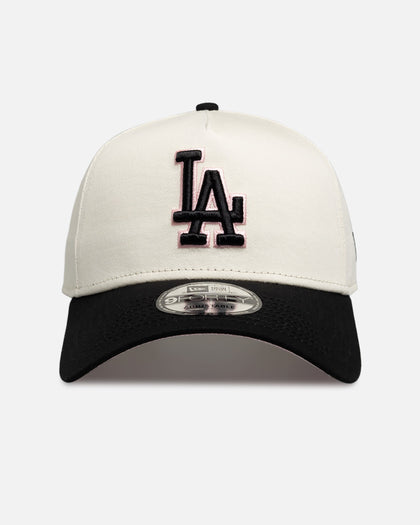 New Era Los Angeles Dodgers "Chrome Black Pink" 9Forty A-Frame Snapback White