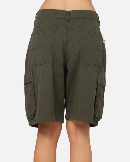 S Double Classic Cut Cargo Shorts Army