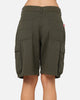 S Double Classic Cut Cargo Shorts Army