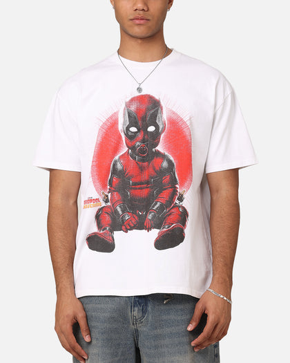 73Studio Marvel Deadpool Babypool Vintage T-Shirt White