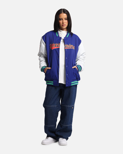 Bleacher Athletic New Zealand Warriors NRL 1908 Baseball Varsity Jacket Official Team Colour