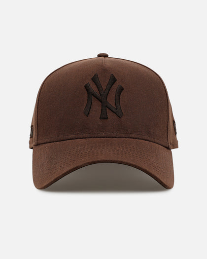 New Era New York Yankees 'Waxed Canvas QS' 59FORTY A-Frame Fitted Brown