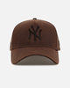 New Era New York Yankees 'Waxed Canvas QS' 59FORTY A-Frame Fitted Brown