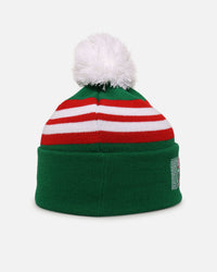 New Era South Sydney Rabbitohs 'NRL 2025 Collection' Knitted Badged Beanie Official Team Colour