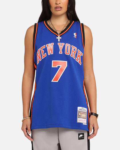 Mitchell & Ness New York Knicks Carmelo Anthony 2010 Dark Jersey Royal