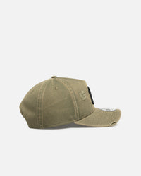 New Era New York Yankees 'Distressed Olive' 9FORTY A-Frame Snapback Olive