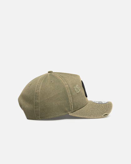 New Era New York Yankees 'Distressed Olive' 9FORTY A-Frame Snapback Olive