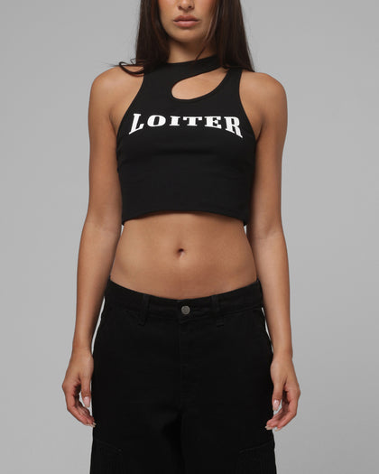 Loiter Women's Impact Multi Strap Tank Black