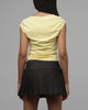 Loiter Women's Bounty Hunter Cropped Tee Washed Yellow