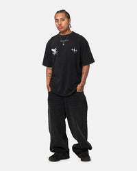 The Anti Order Pegasus Lost T-Shirt Black Acidwash