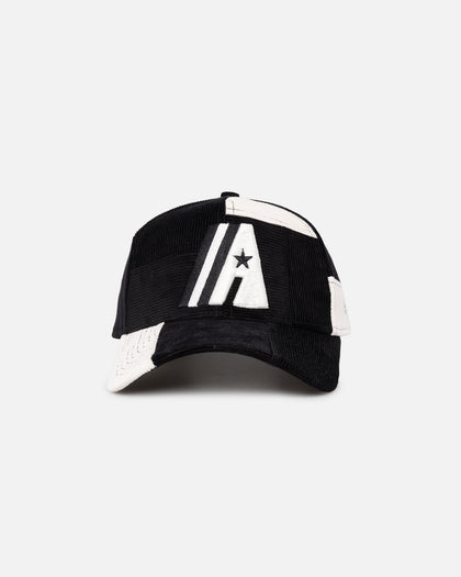 New Era Houston Astros 'Patchwork Corduroy' 9FORTY A-Frame Snapback Black/Cream