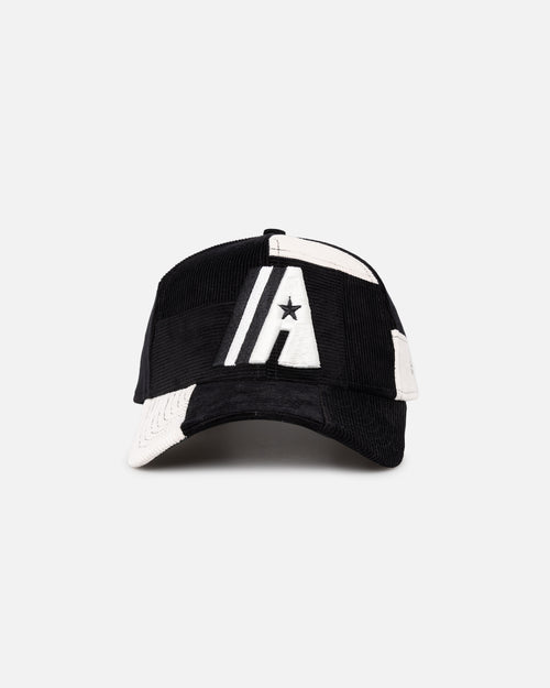 New Era Houston Astros 'Patchwork Corduroy' 9FORTY A-Frame Snapback Black/Cream