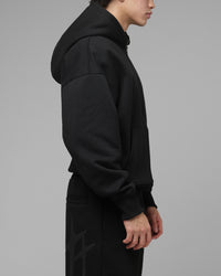 Loiter Ultra Hybrid Zip Hoodie Black Stealth