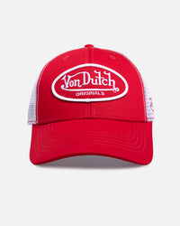 Von Dutch Originals Trucker Snapback Red/White